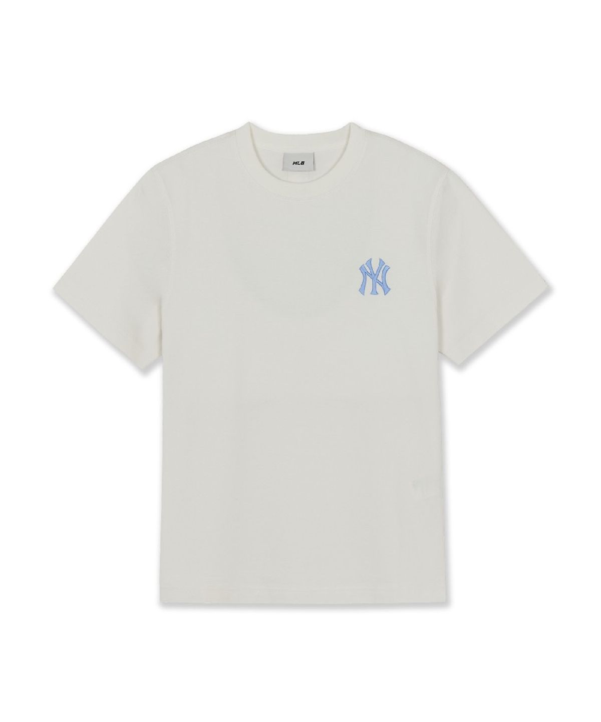 엠엘비(MLB) 모노그램 그라데이션 모노티브 세미 오버핏 반팔 티셔츠 NY (Ivory)