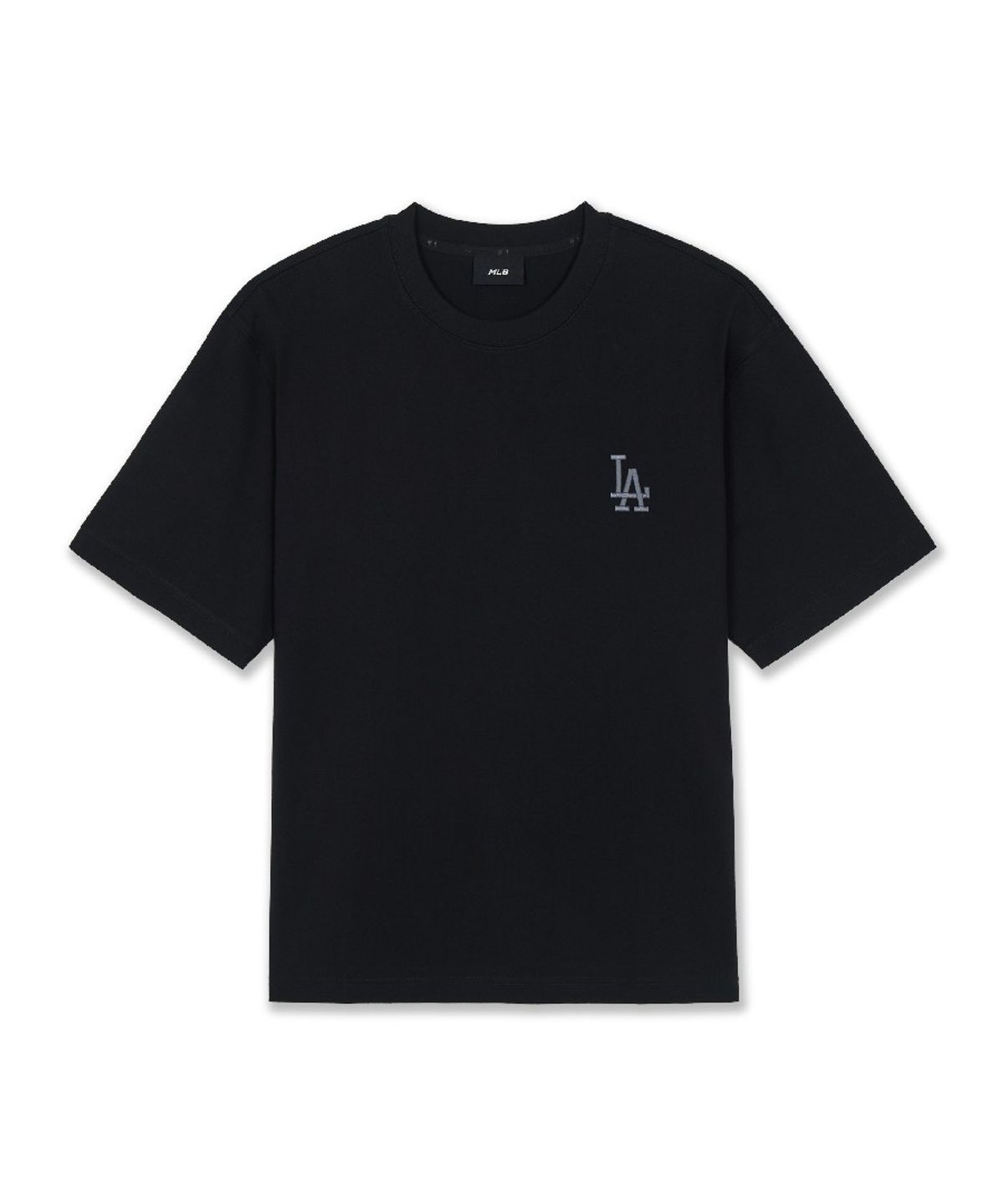 엠엘비(MLB) 모노그램 그라데이션 모노티브 세미 오버핏 반팔 티셔츠 LA (Black)