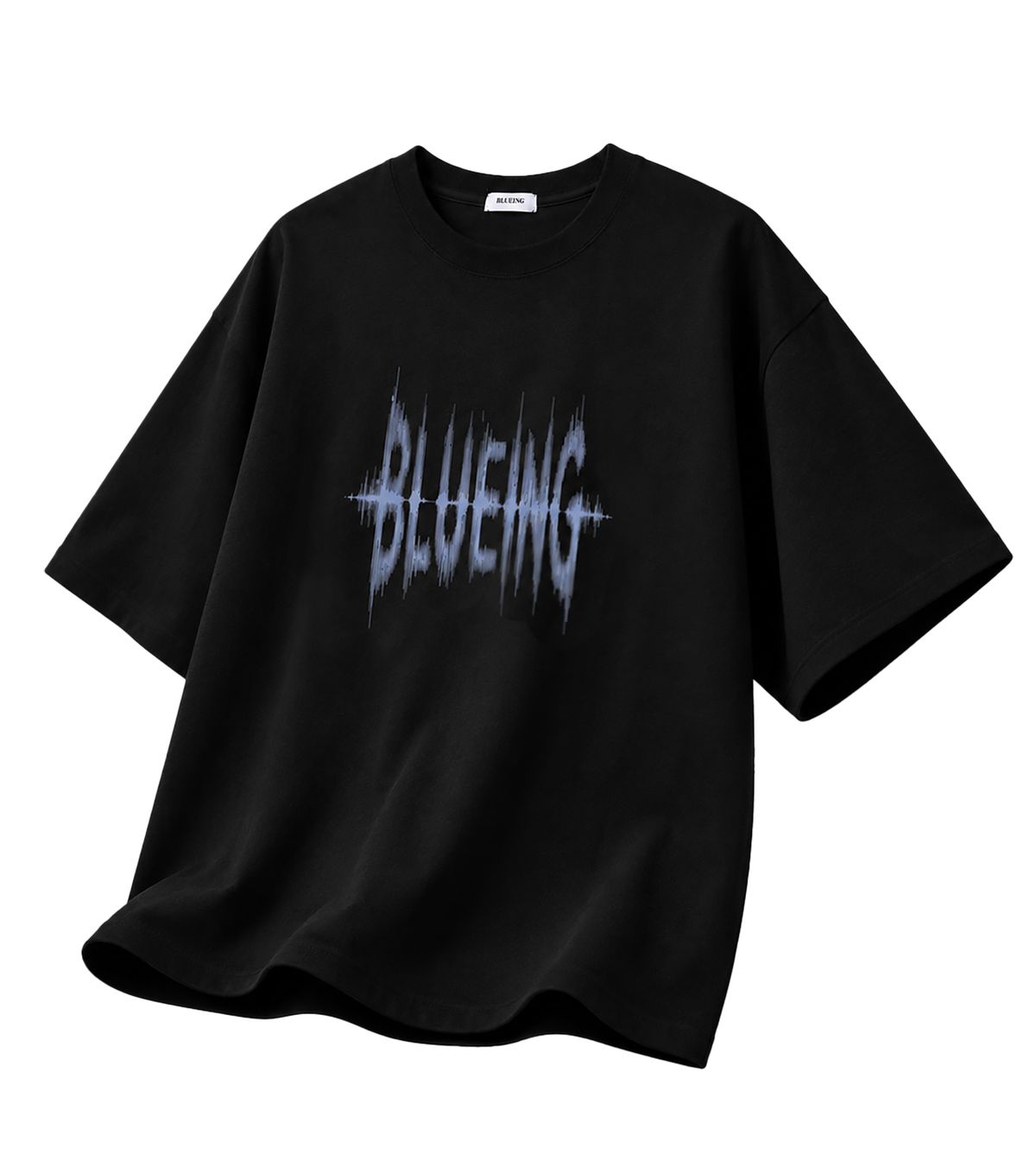 블루잉(BLUEING) BLUEING WAVE GRAPHIC TEE [BLACK]