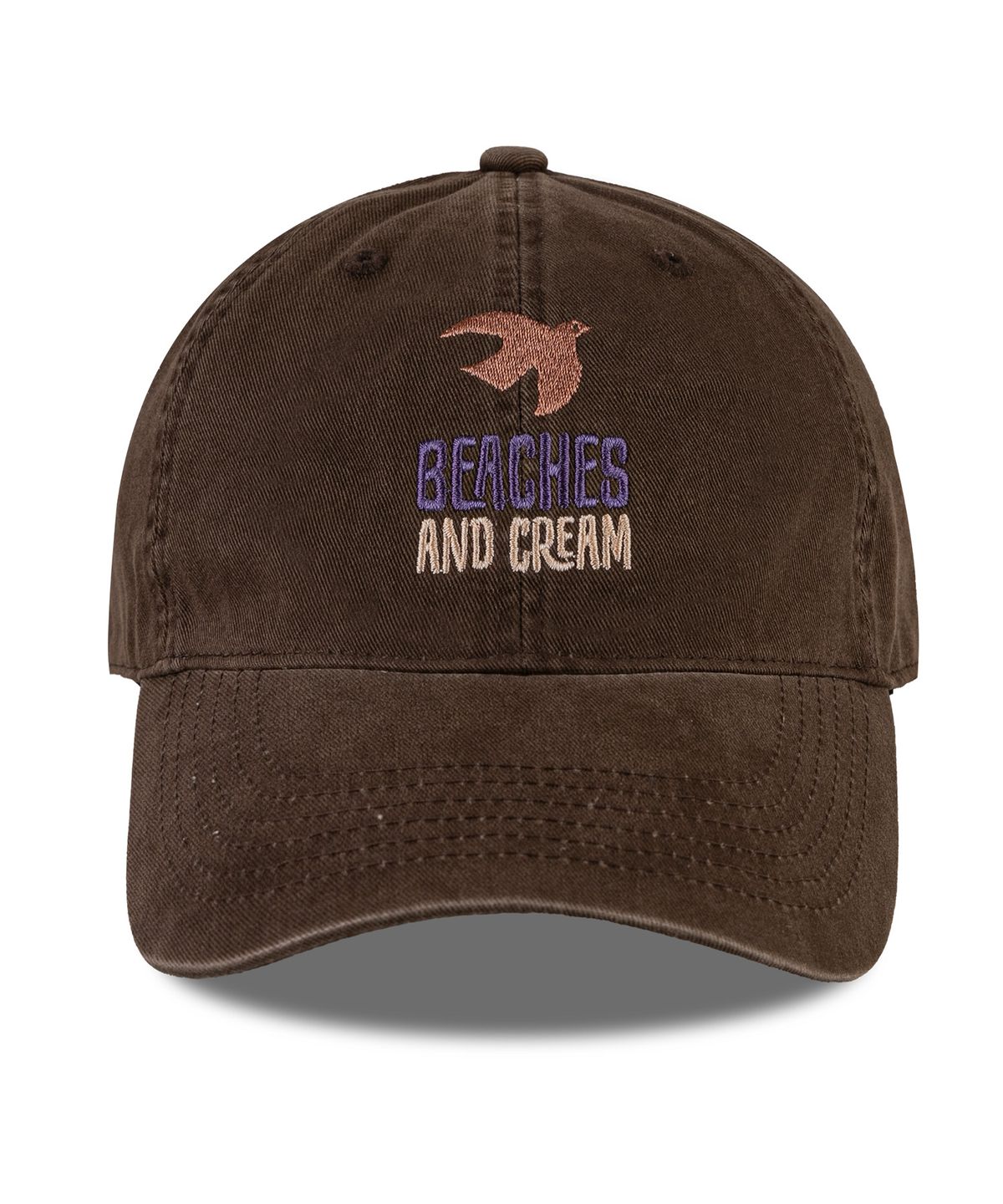 비치스앤크림(BEACHESANDCREAM) Seagull Cation Ball cap-brown