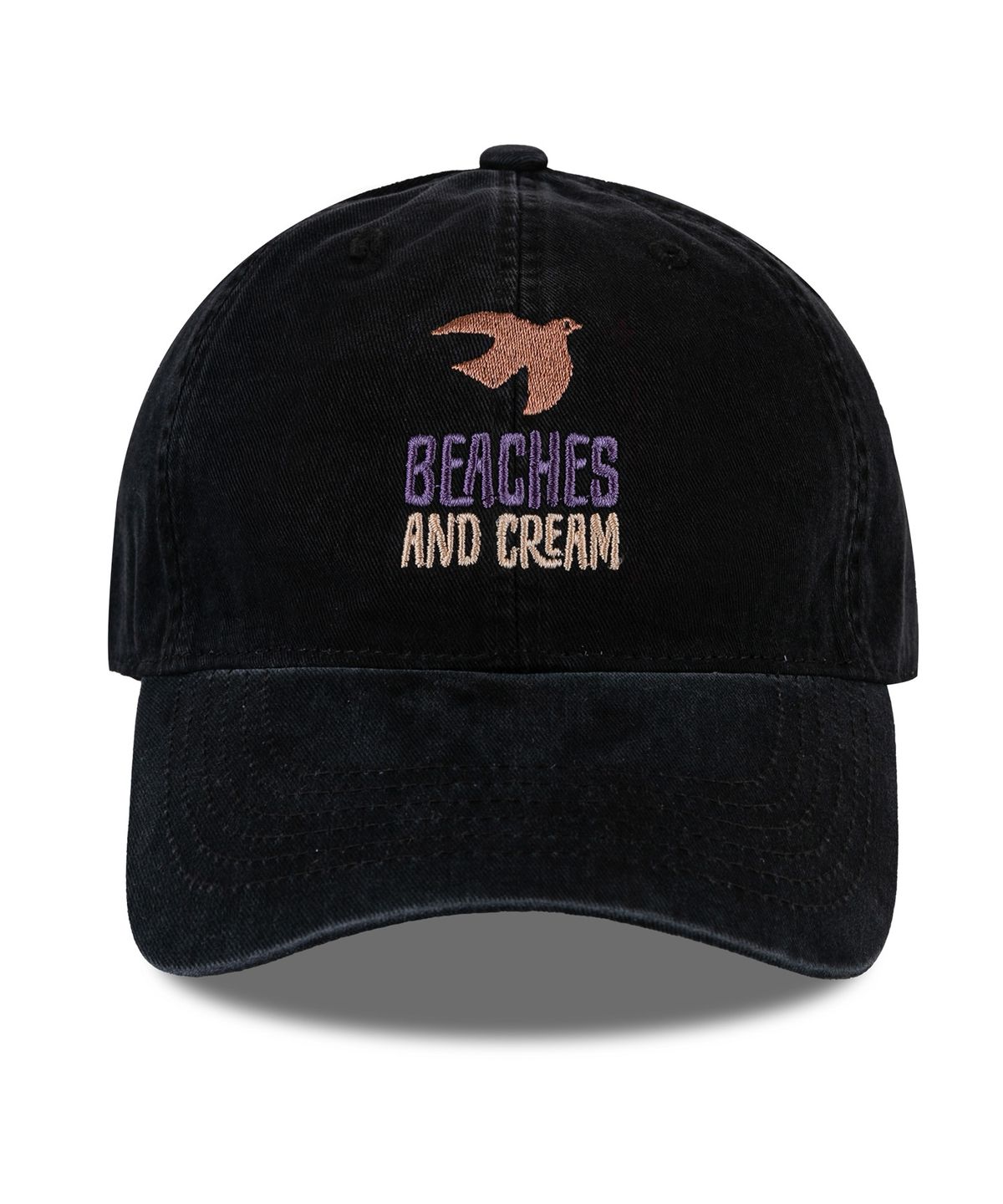 비치스앤크림(BEACHESANDCREAM) Seagull Cation Ball cap-black