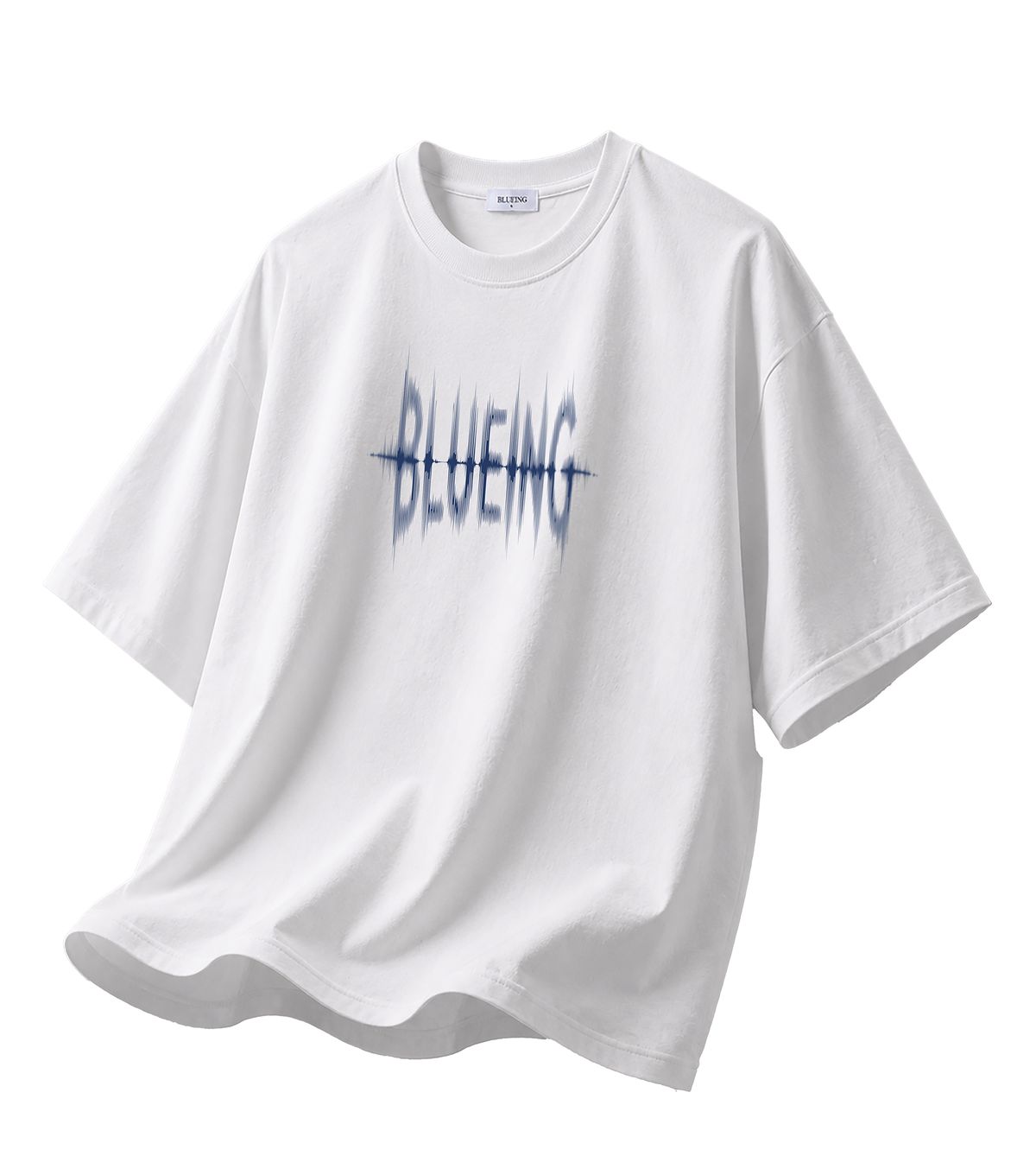 블루잉(BLUEING) BLUEING WAVE GRAPHIC TEE [WHITE]