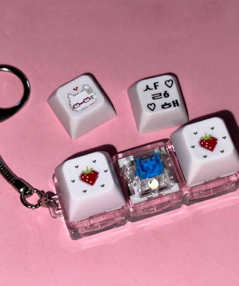 [Keyboard] Keycap Charm  키캡 키링 클리커 모음전 02