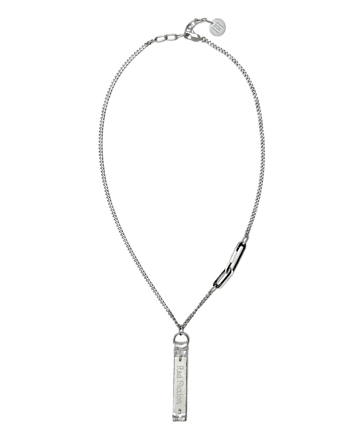 라드픽션(RAD FICTION) VELRIC LEATHER PENDANT NECKLACE / SILVER