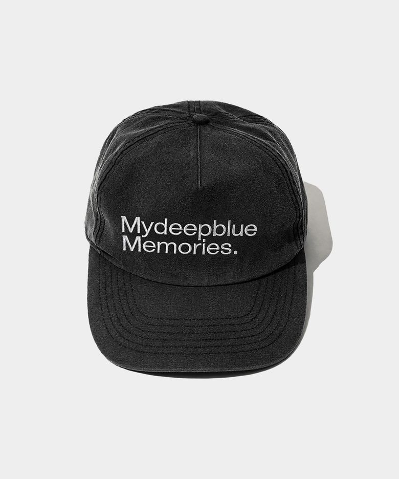 (5 PANEL)MM MY TEXT CAP (BLACK)