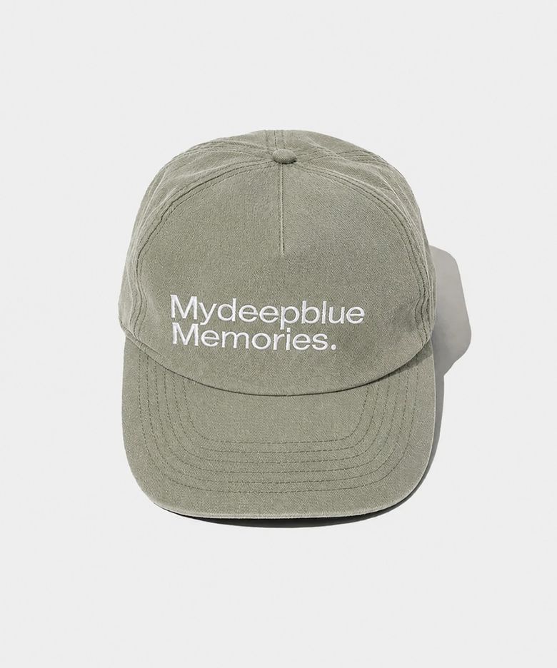 (5 PANEL)MM MY TEXT CAP (KHAKI)