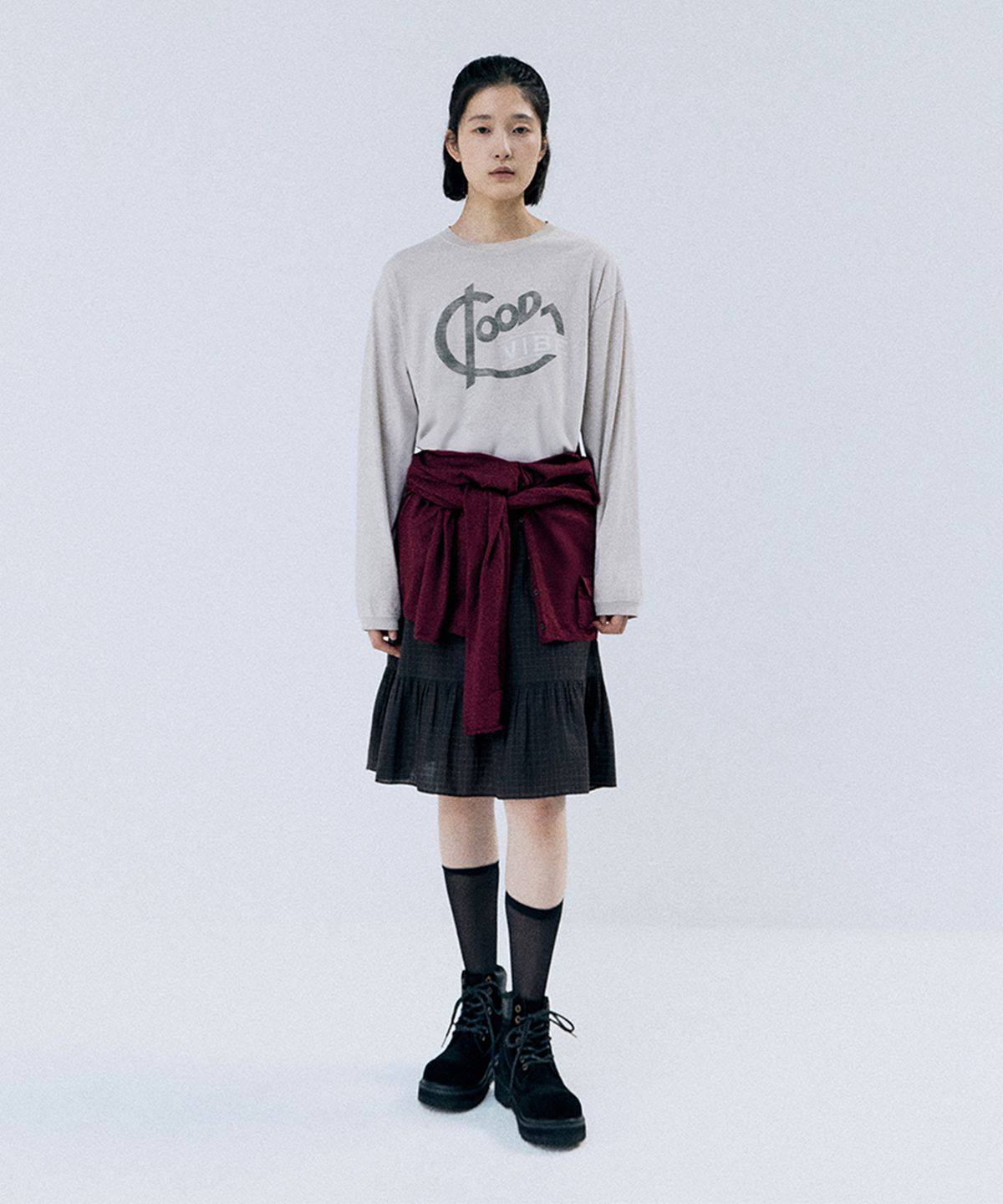 모노크롬(MONOCHROME) goody t-shirt (beige)