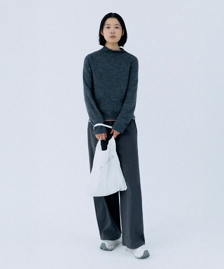 dew wholegarment pullover (charcoal)