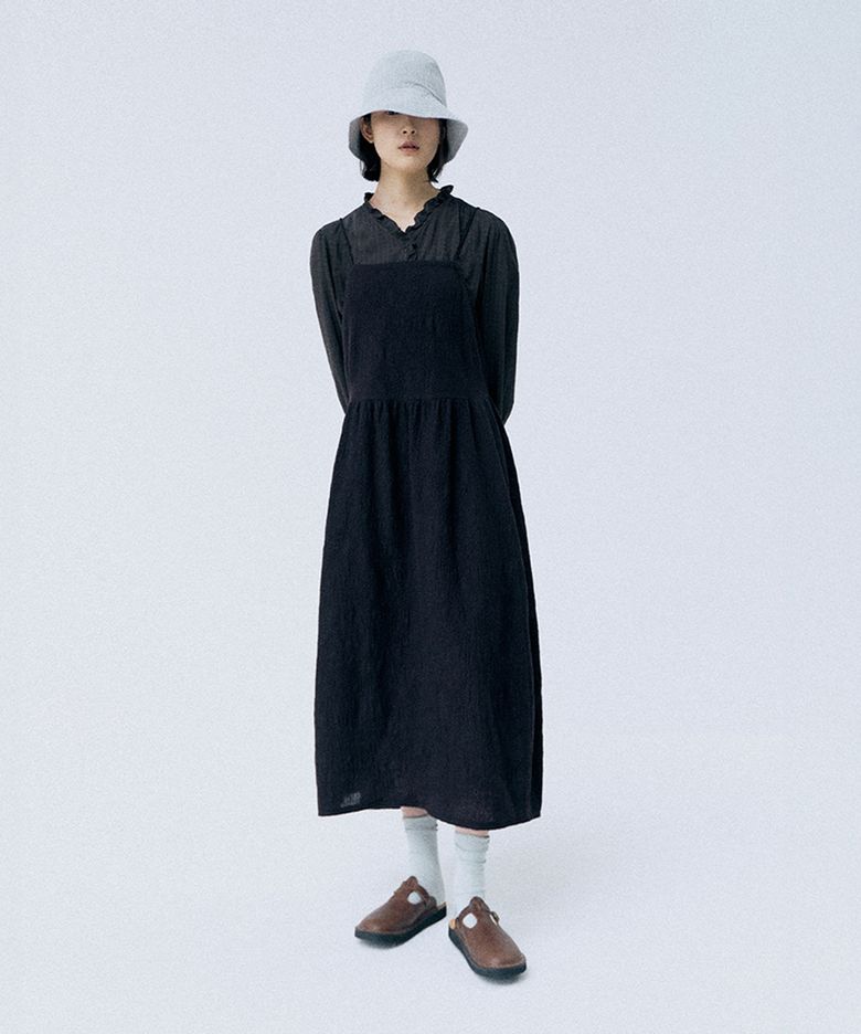 momen knit one-piece (brown)