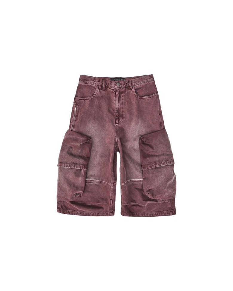 Detachable CARGO POCKET PANT (PURPLE)