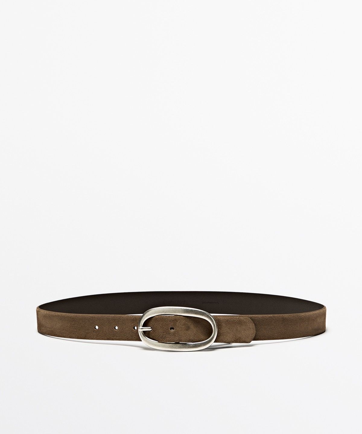 마시모두띠(MASSIMO DUTTI) 스플릿 스웨이드 가죽 벨트