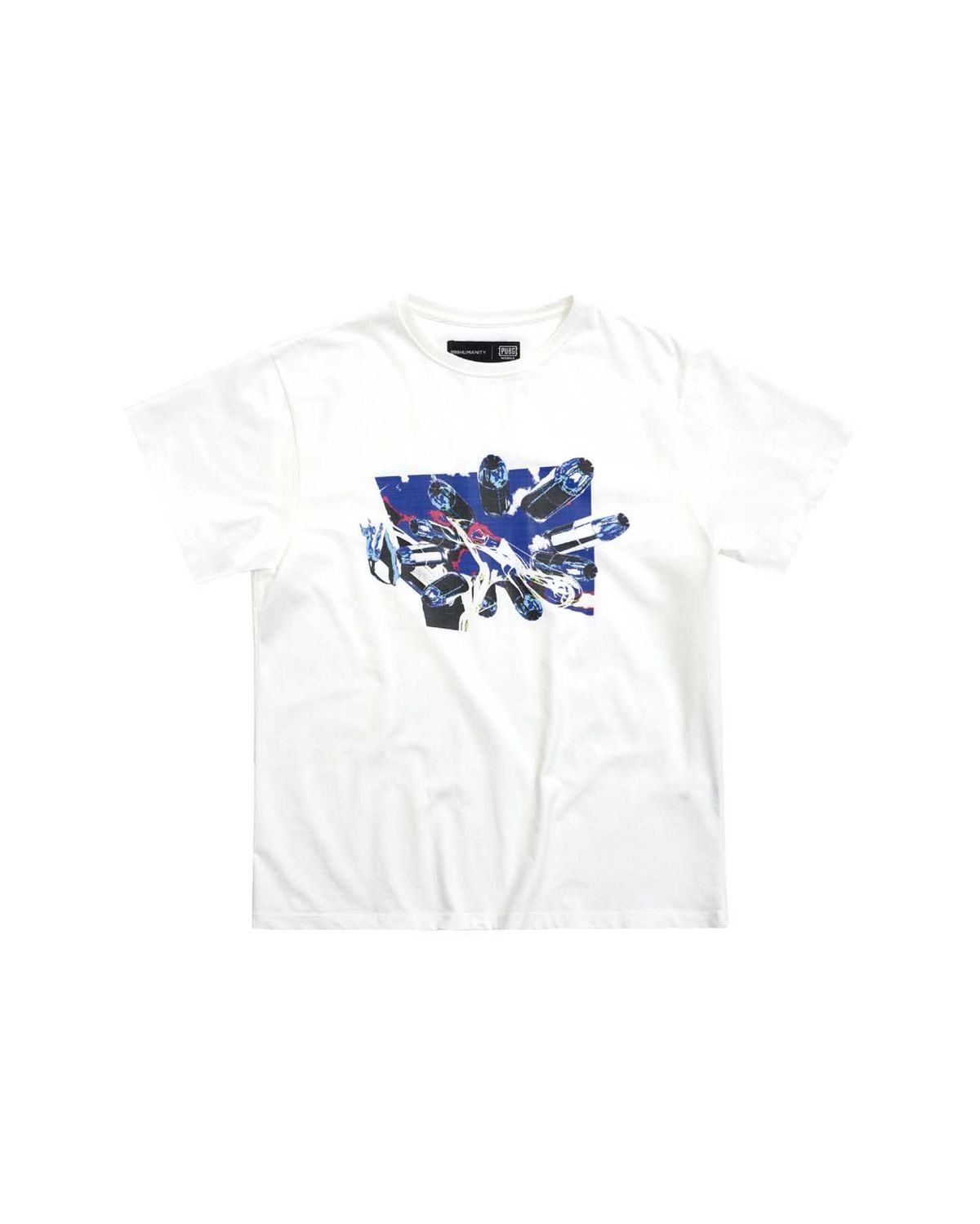 999휴머니티(999HUMANITY) 999bullet HALF TEE (WHITE)