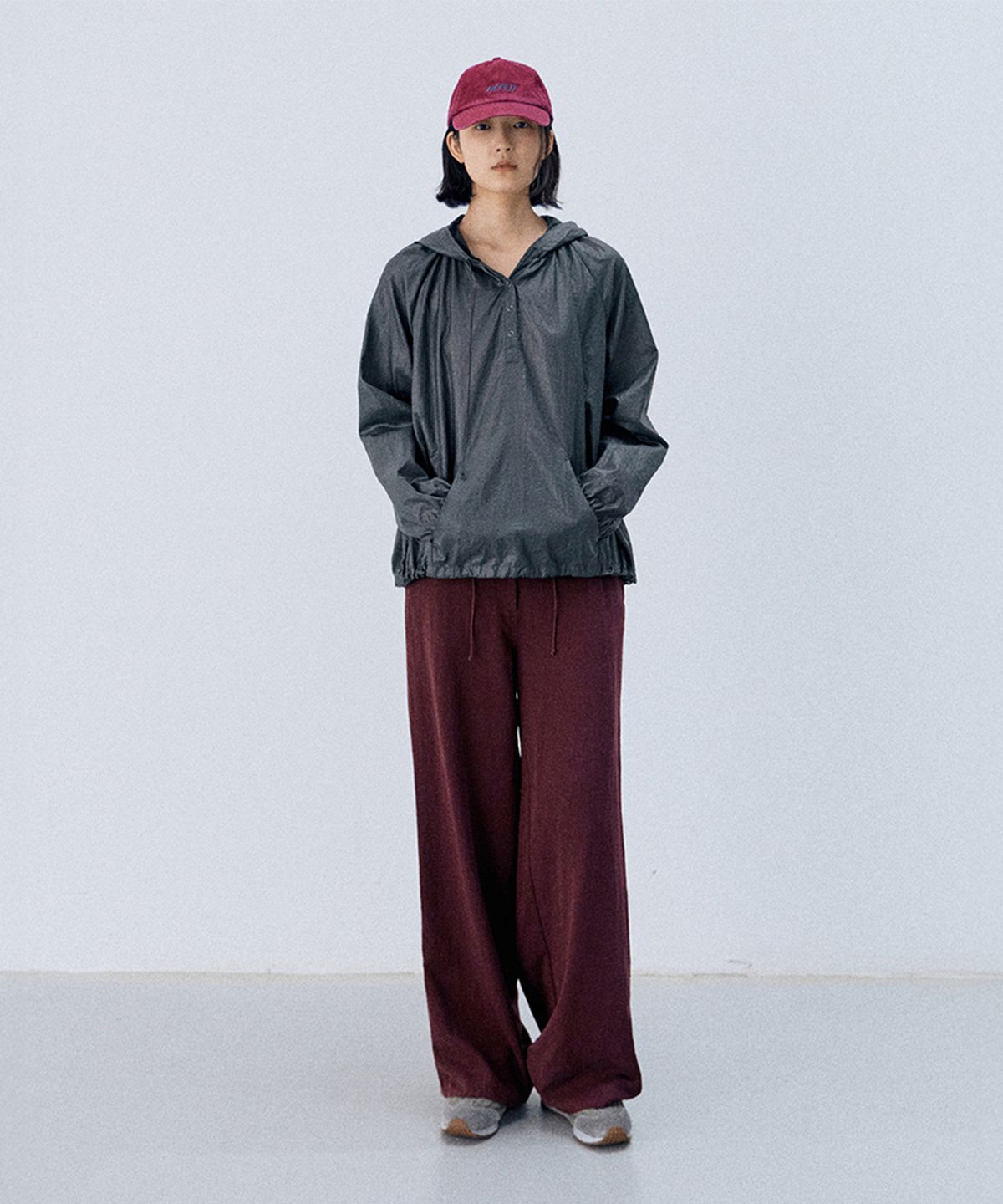 모노크롬(MONOCHROME) [online exclusive] soap anorak blouse (khaki)