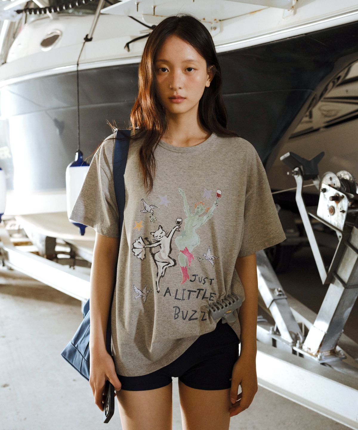 유라고(URAGO) Buzz boxy t-shirt_3colors