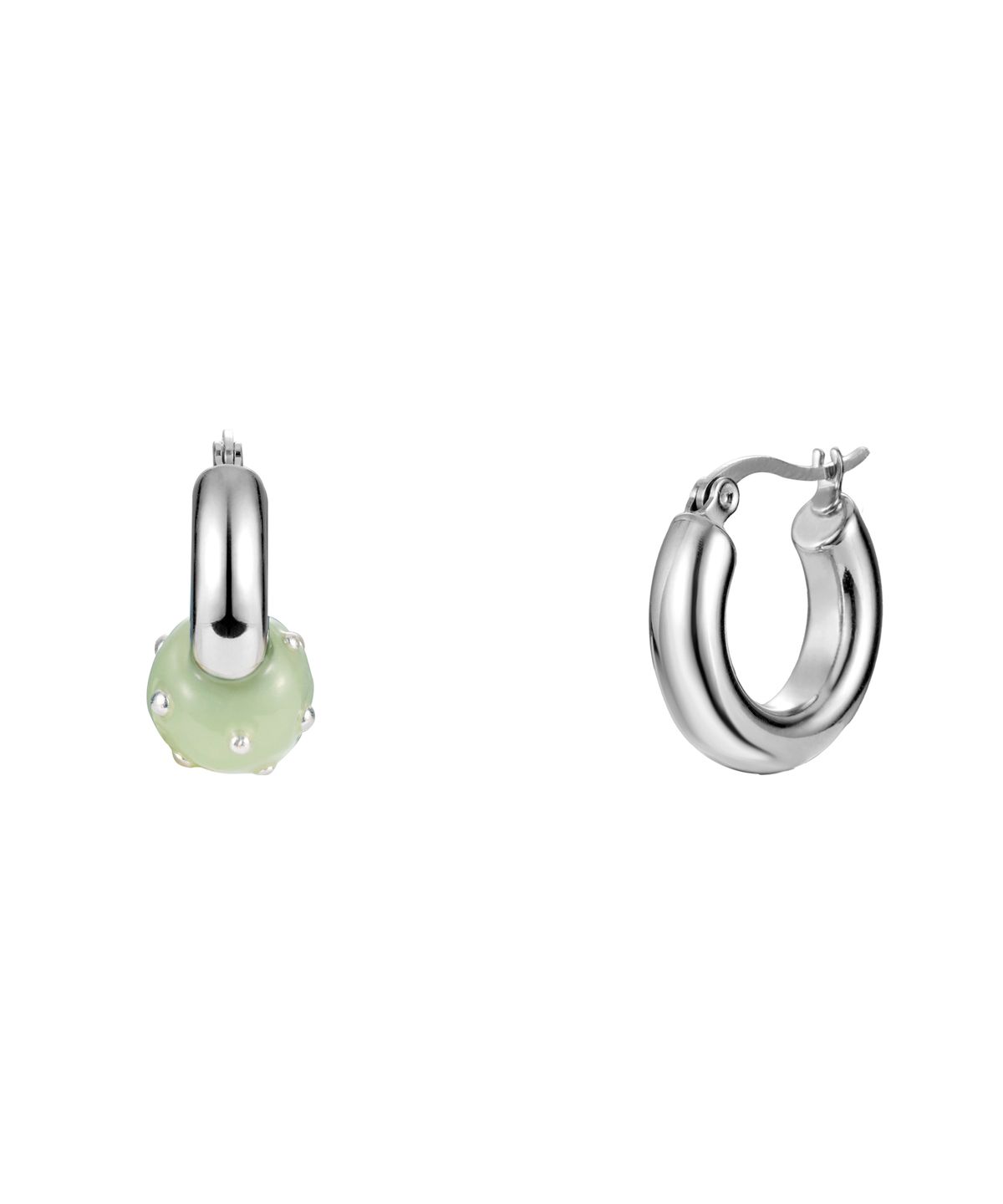 엔프프(NFF) lollipop hoop earrings-green