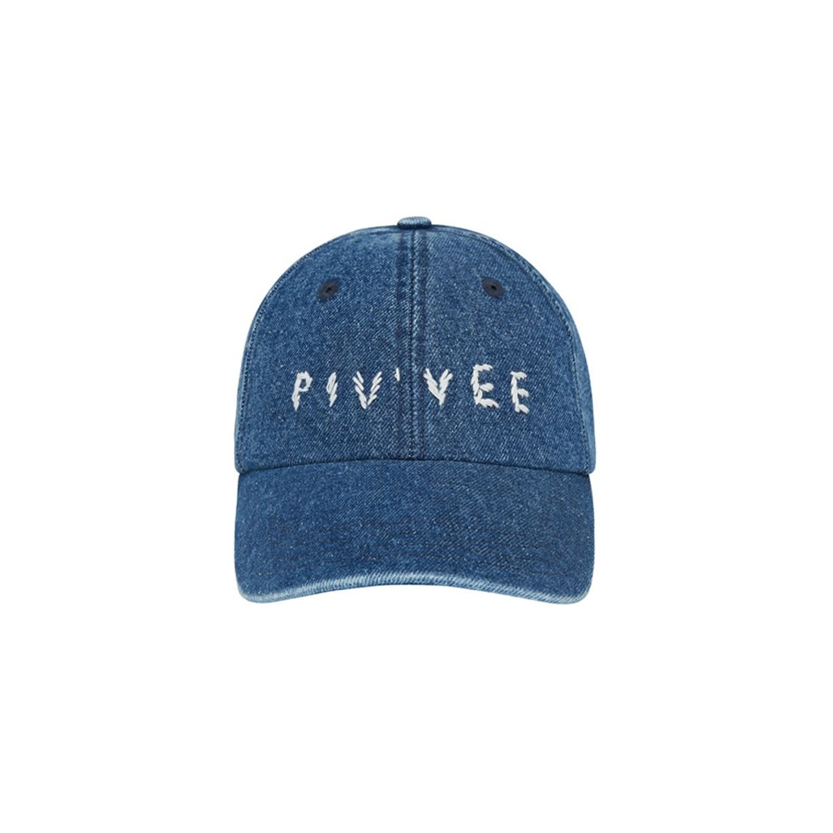 피브비(PIV’VEE) Hand-stitch Logo Ball Cap (indigo)