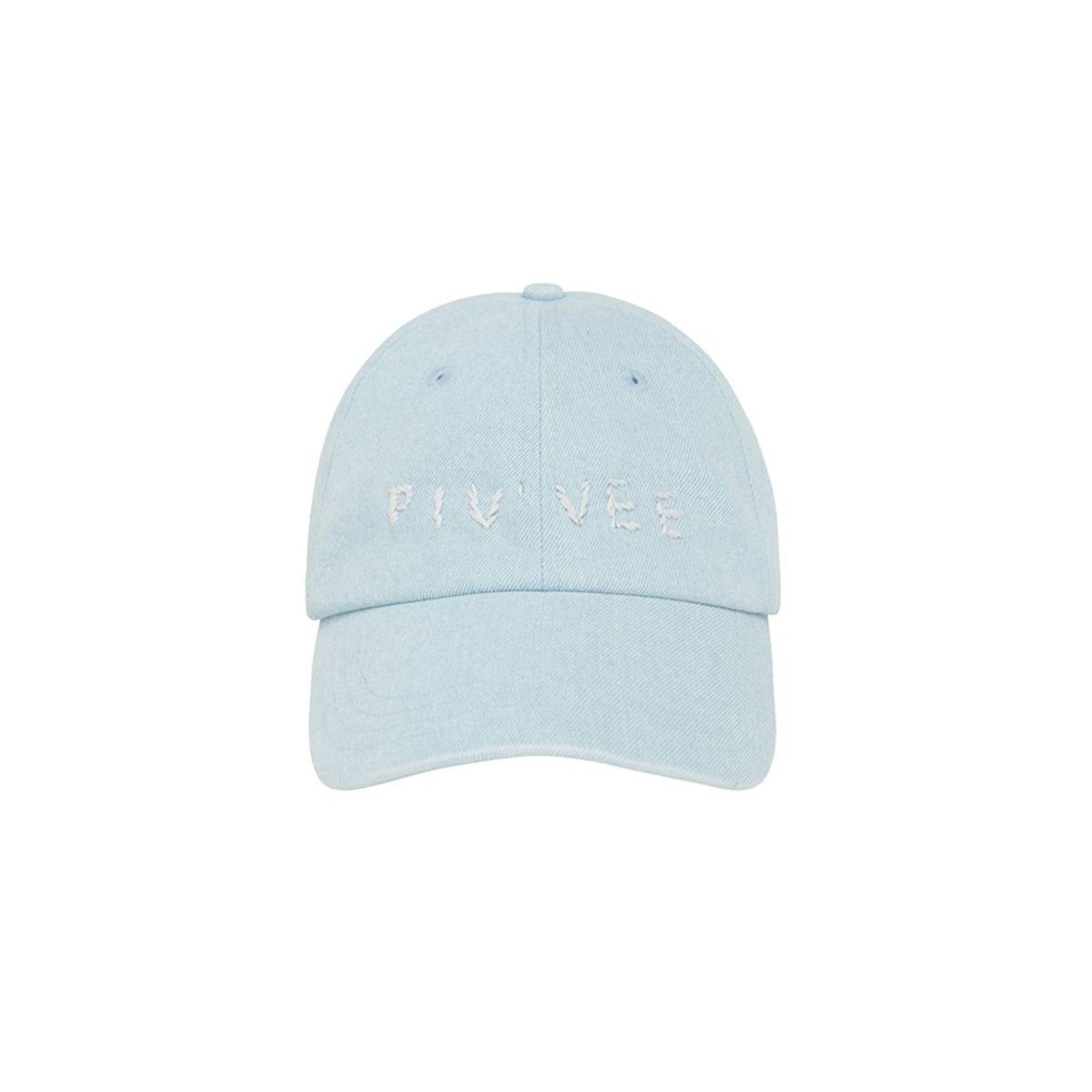 피브비(PIV’VEE) Hand-stitch Logo Ball Cap (mist blue)