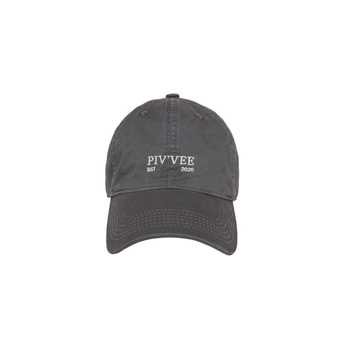 피브비(PIV’VEE) Vintage Logo Ball Cap (fuzzy charcoal)