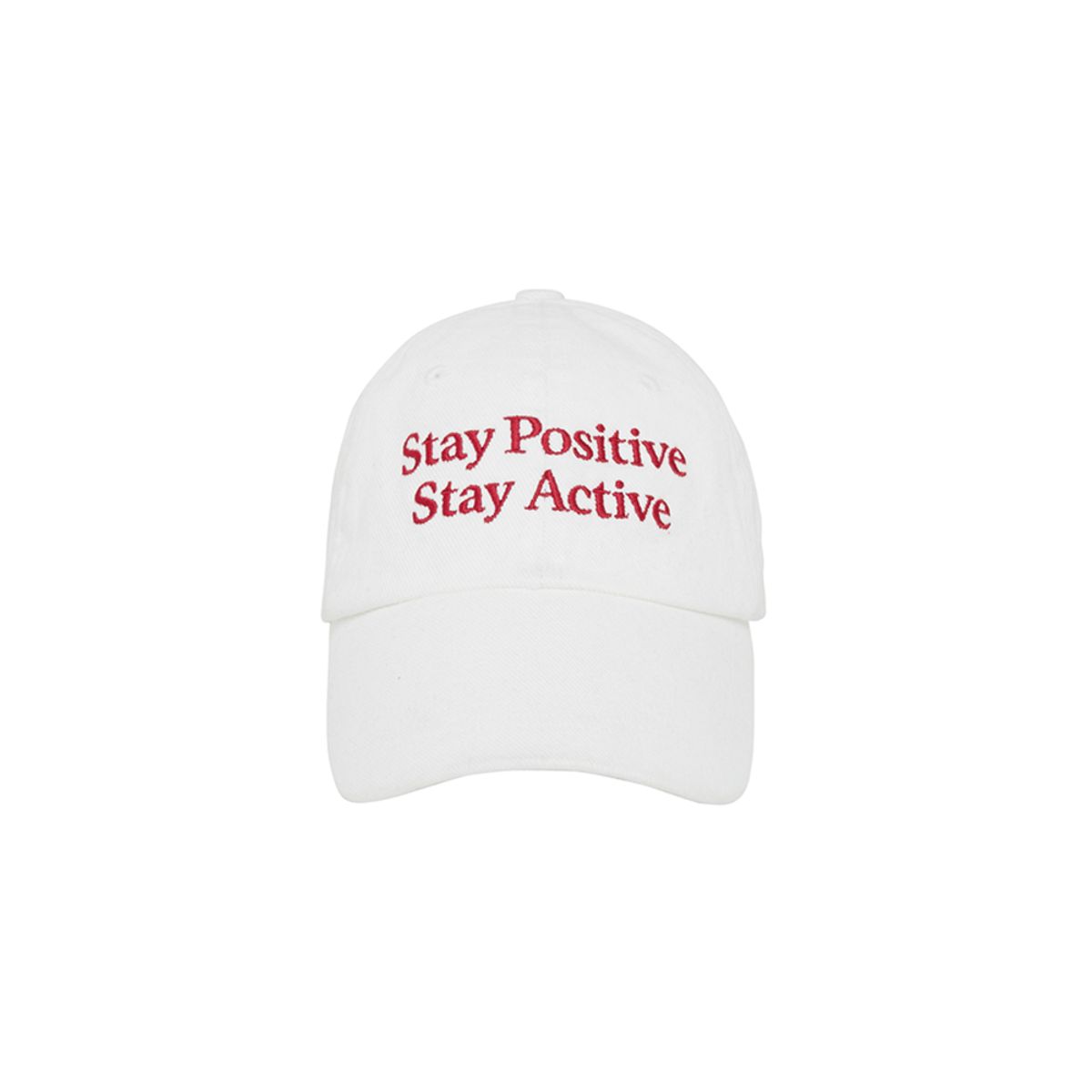 피브비(PIV’VEE) Positive Lettering Ball Cap (cloud white)