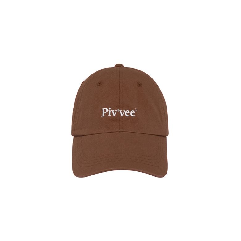 Pivvee Logo Ball Cap (chocolate brown)
