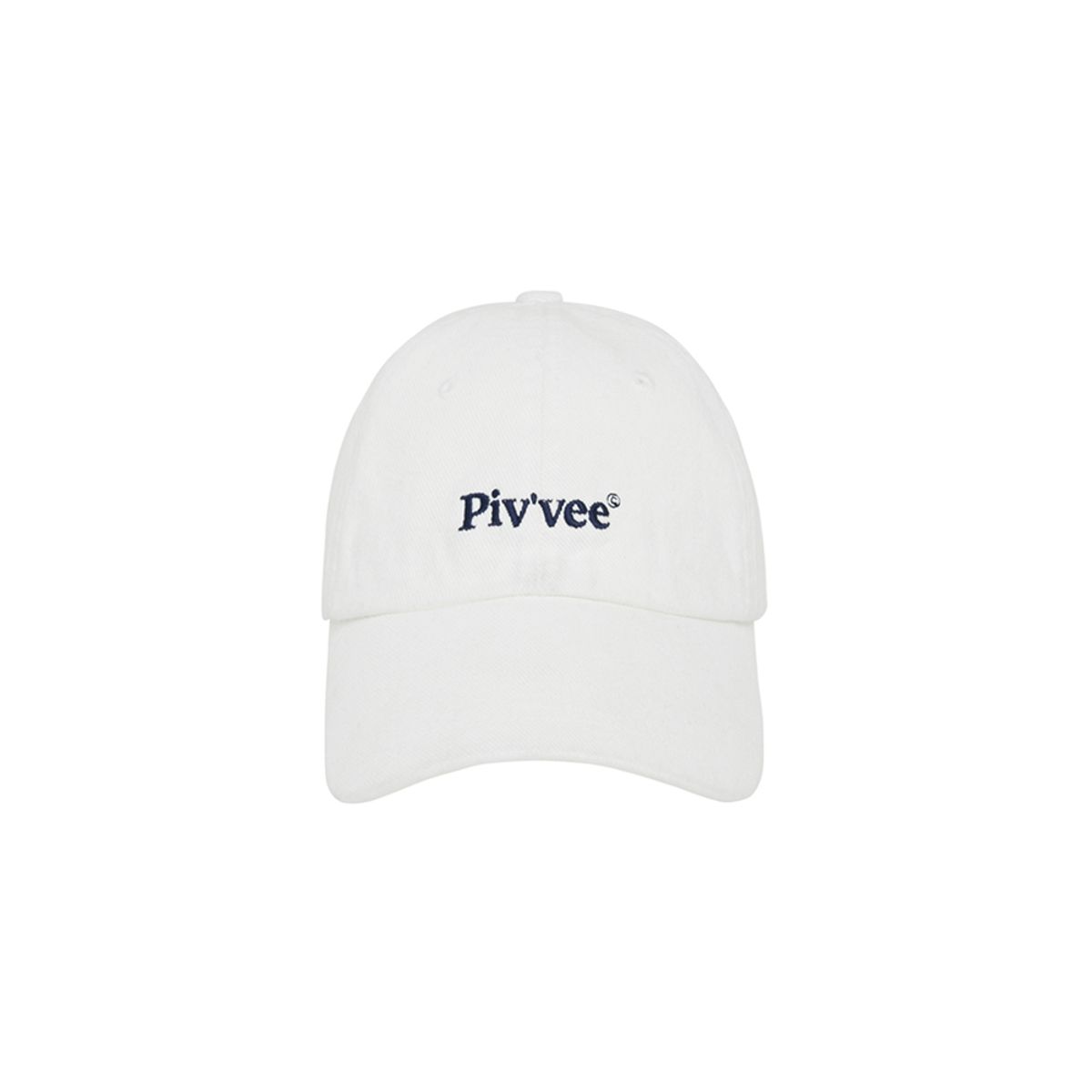 피브비(PIV’VEE) Pivvee Logo Ball Cap (cloud white)