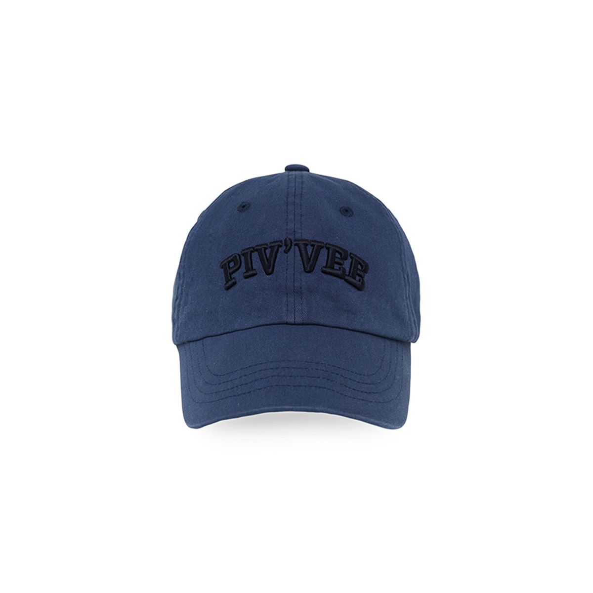 피브비(PIV’VEE) Pivvee Embroidered Ball Cap (ocean navy)
