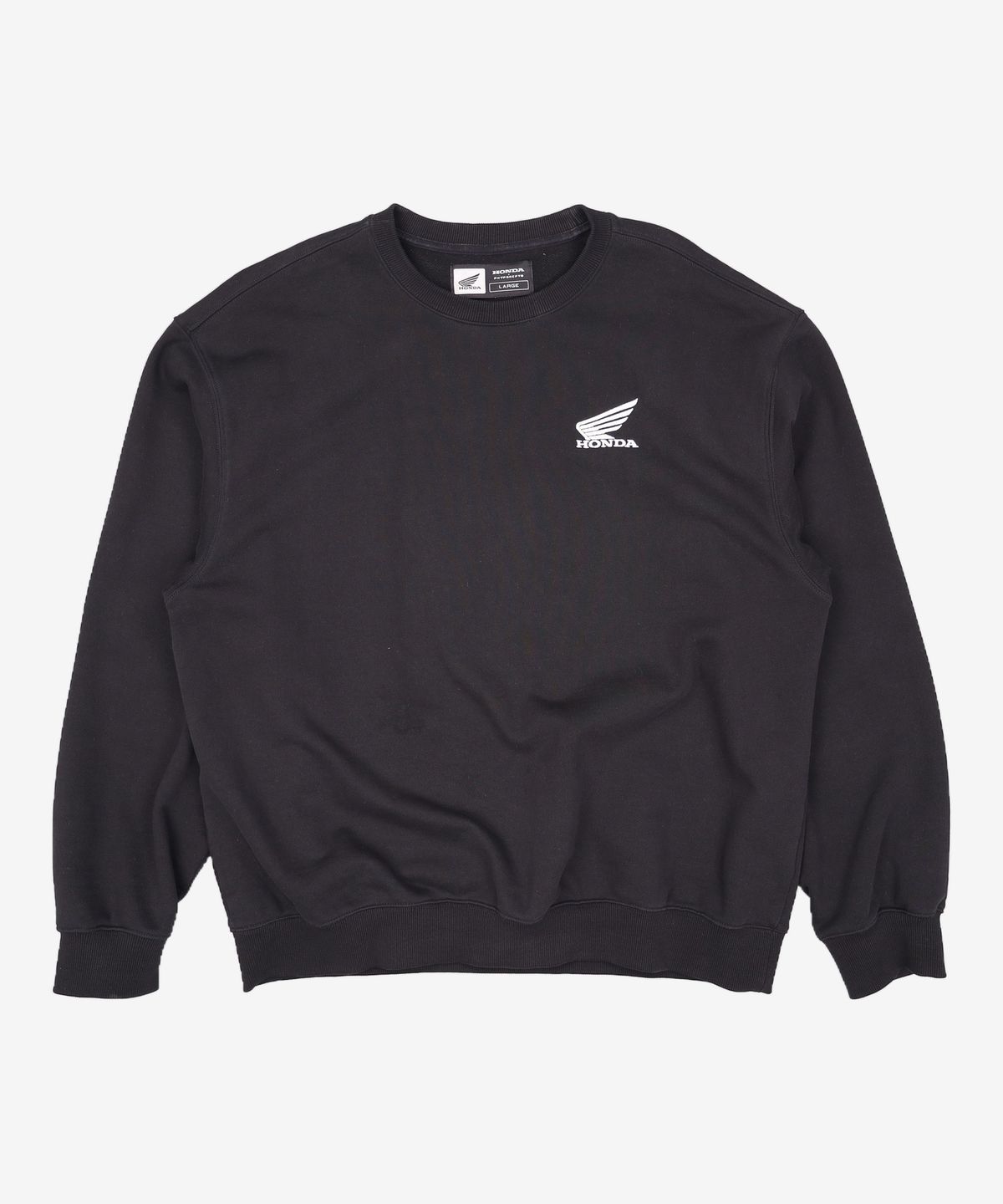 핍스 모터사이클(PHYPS MOTORCYCLE) Honda Small Wing Crewneck Black L