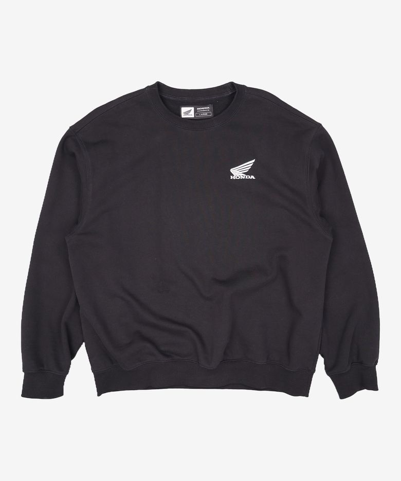 Honda Small Wing Crewneck Black L
