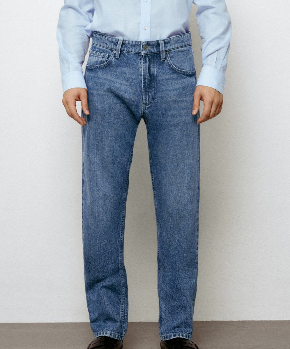 마시모두띠(MASSIMO DUTTI) 디사이징 릴랙스 핏 진