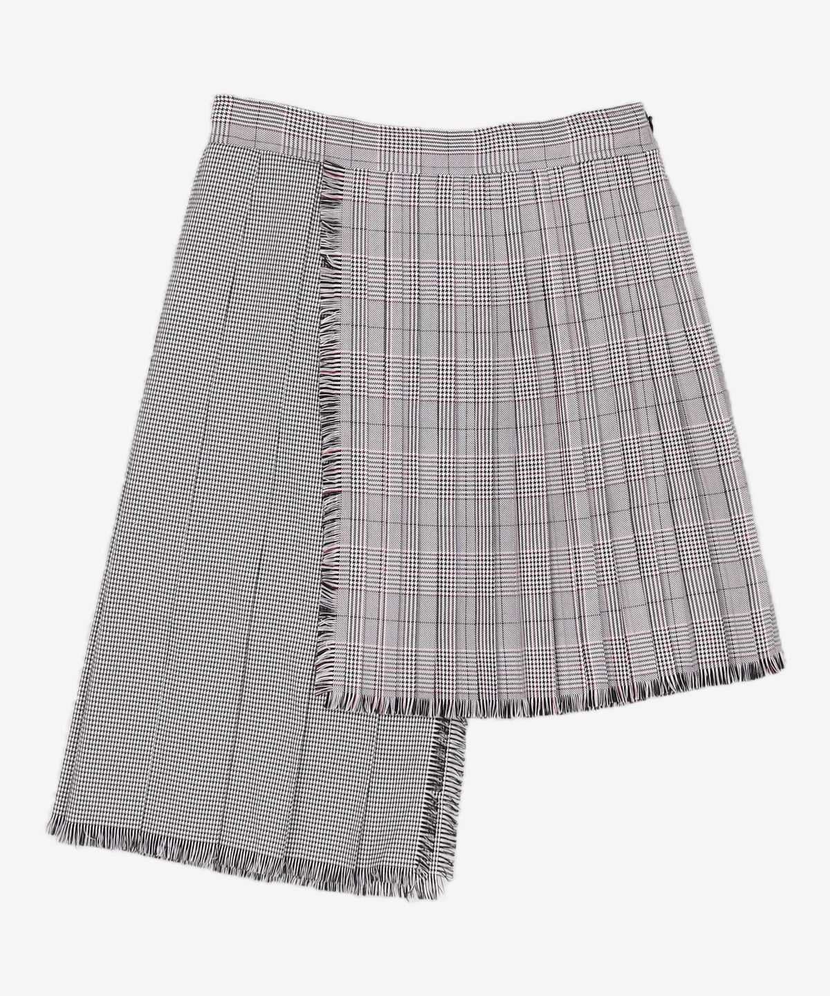 아이아이(EYEYE) GLEN CHECK PLEATS SKIRT_BLACK(EEOG3SKR01W) S