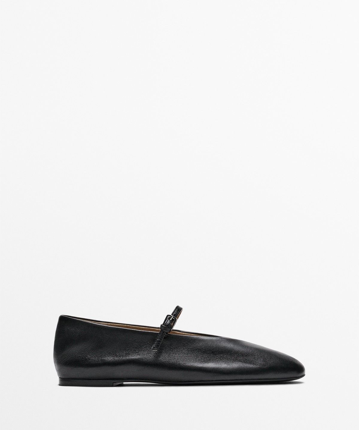 마시모두띠(MASSIMO DUTTI) 소프트 레더 발레리나
