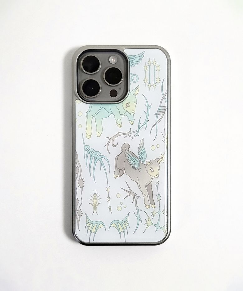 AETERNA Lamb of Light Phone Case (SV_Epoxy/MagSafe Glass)