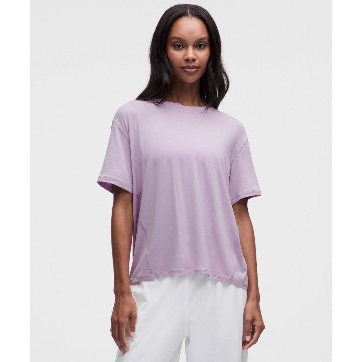 룰루레몬(LULULEMON) 실키어필 타이백 숏슬리브 셔츠  LLAY