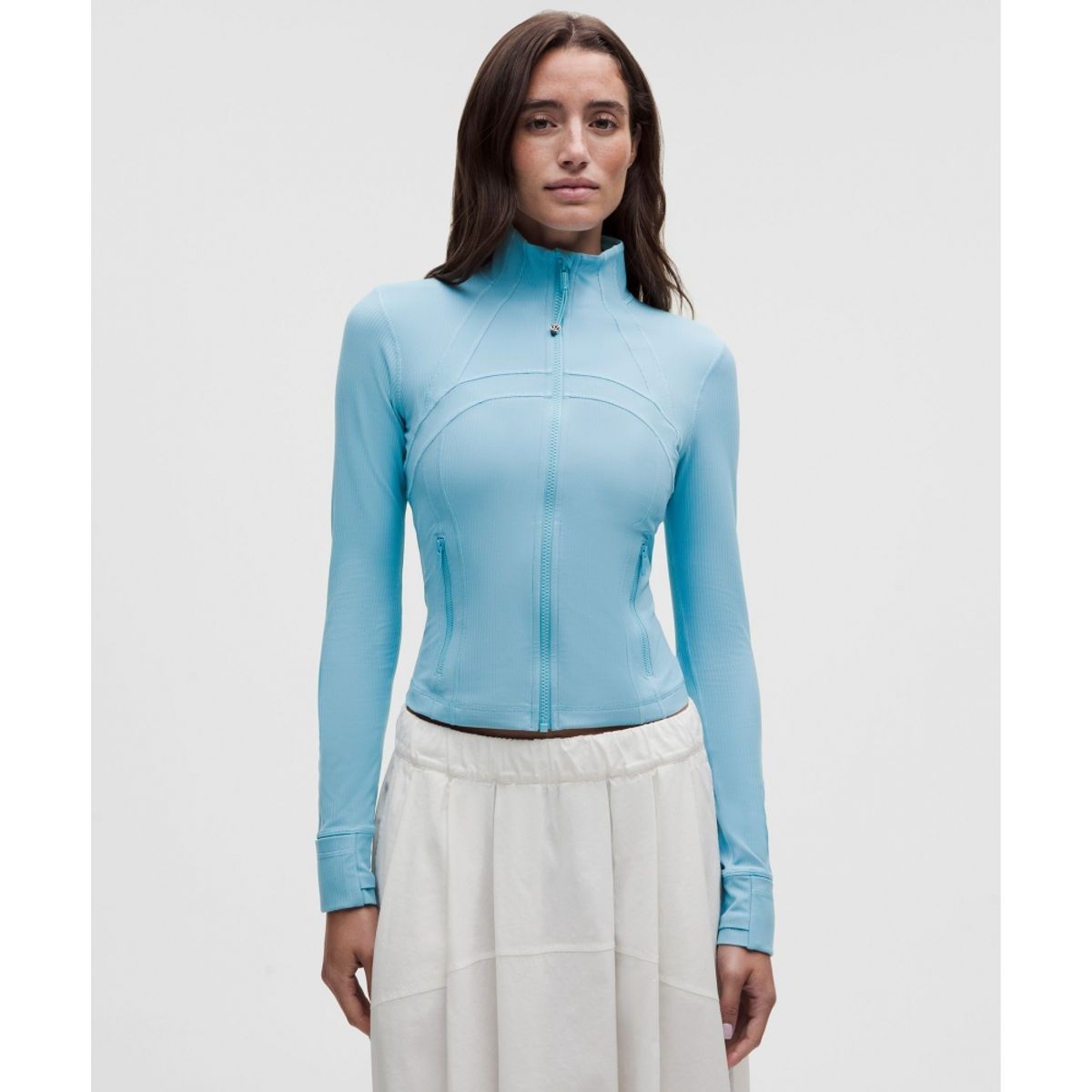 룰루레몬(LULULEMON) 디파인 크롭 재킷 *리브드 Nulu  SEAF