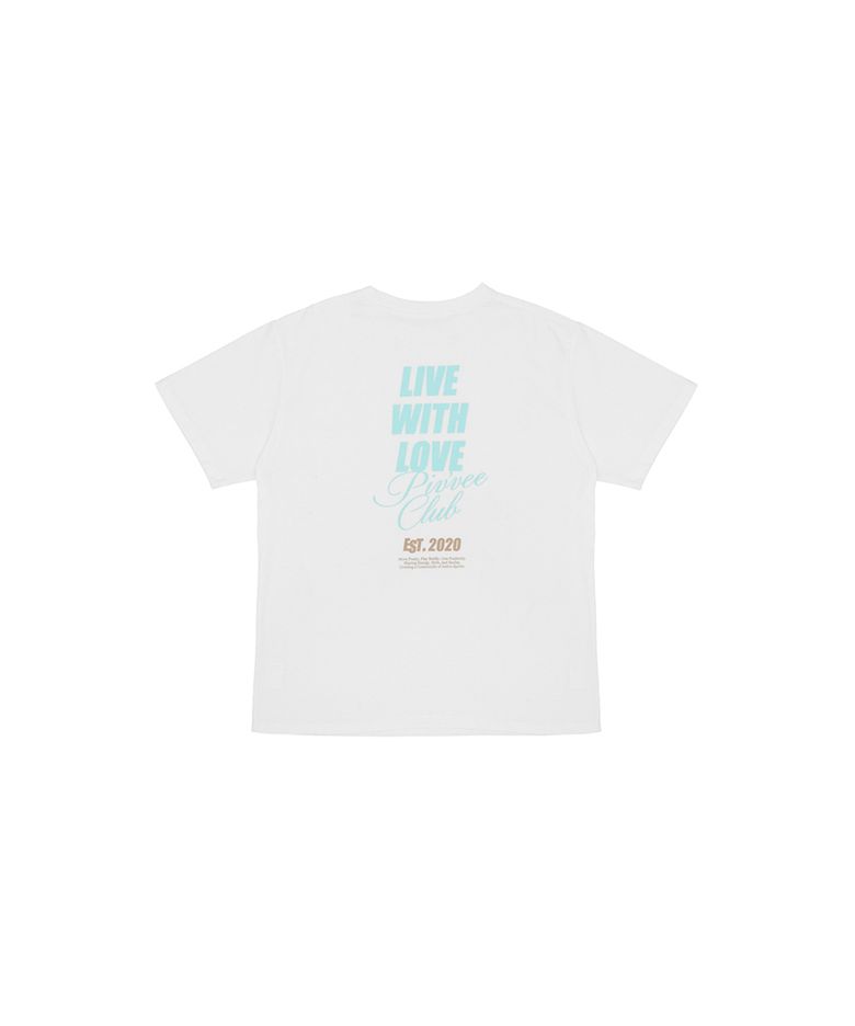 Pivvee Club Overfit T-shirt (cloud white)