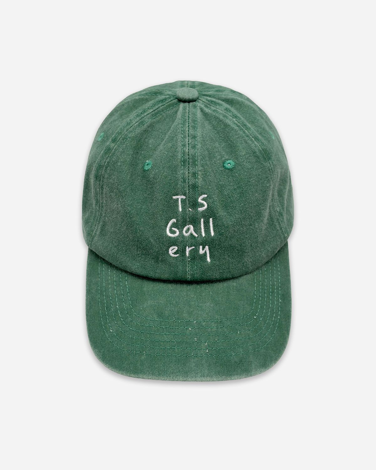 티셔츠 갤러리(TSHIRTS GALLERY) PIGMENT TSG LOGO BALL CAP - GREEN