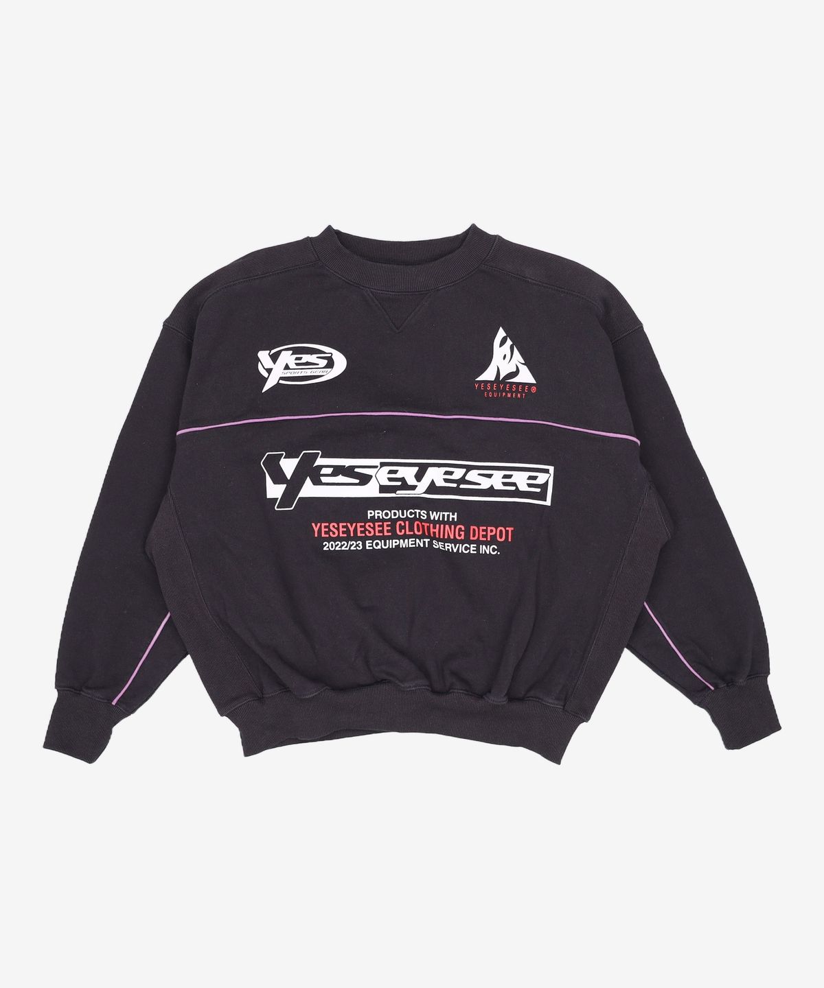 예스아이씨(YESEYESEE) Y.E.S Piping Sweatshirt Black S