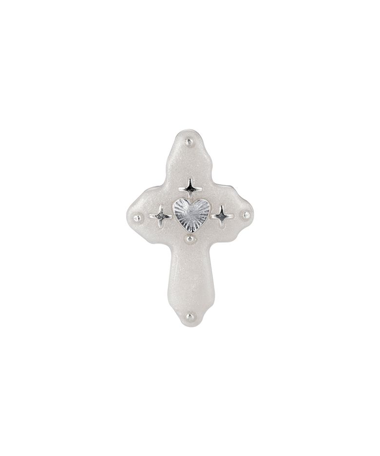 agape ring-white