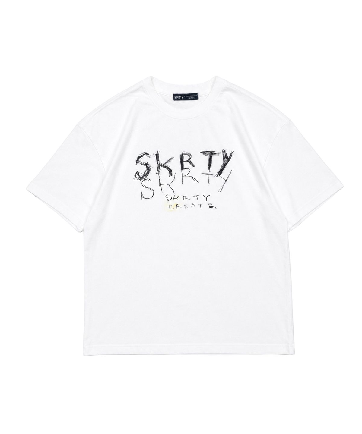 스컬티(SKRTY) 그래픽 코튼 프린트 티셔츠