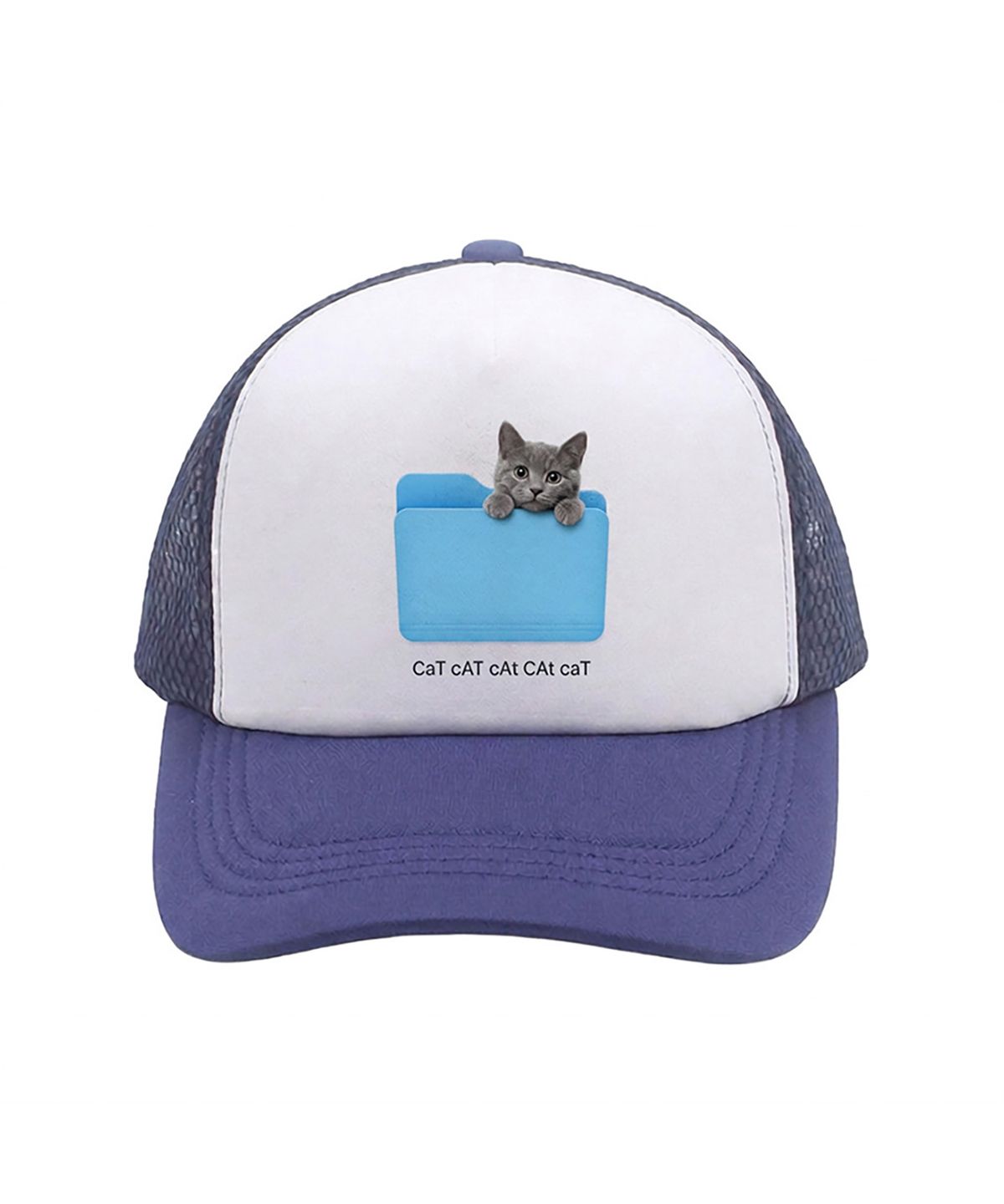 어라이트앵글(ARIGHTANGLE) Cat folder trucker cap (2 Color)