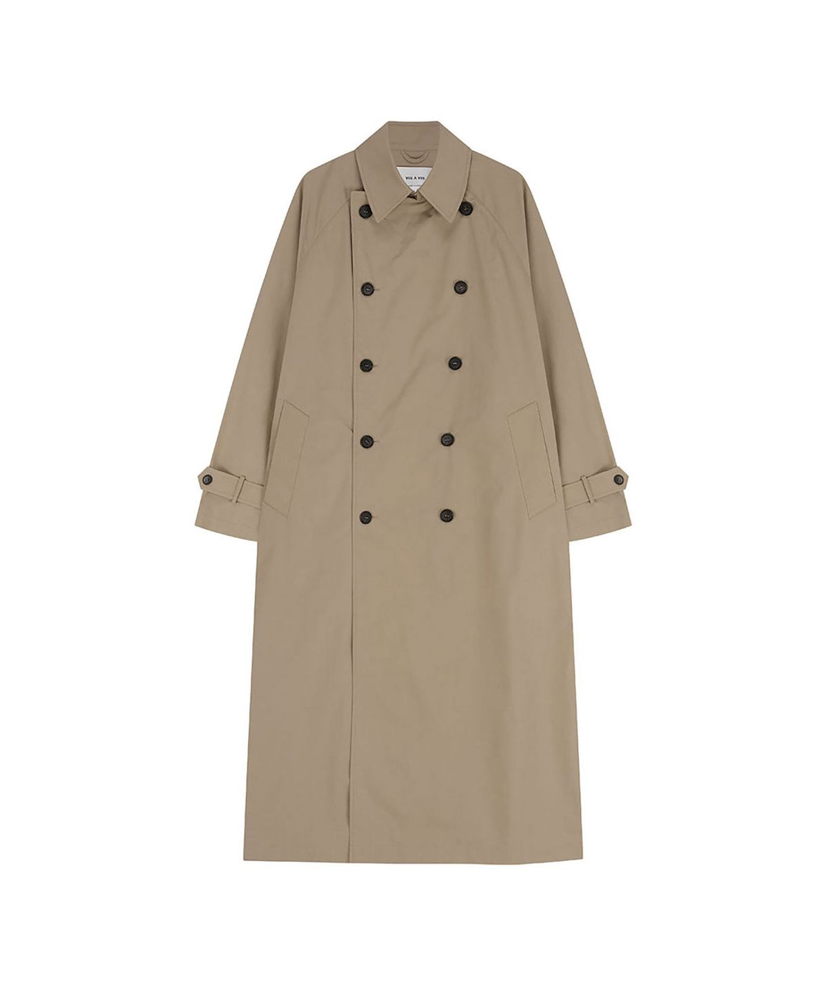 비자비(VIS A VIS) REGULAR SOLOTEX TRNECH COAT (BEIGE)