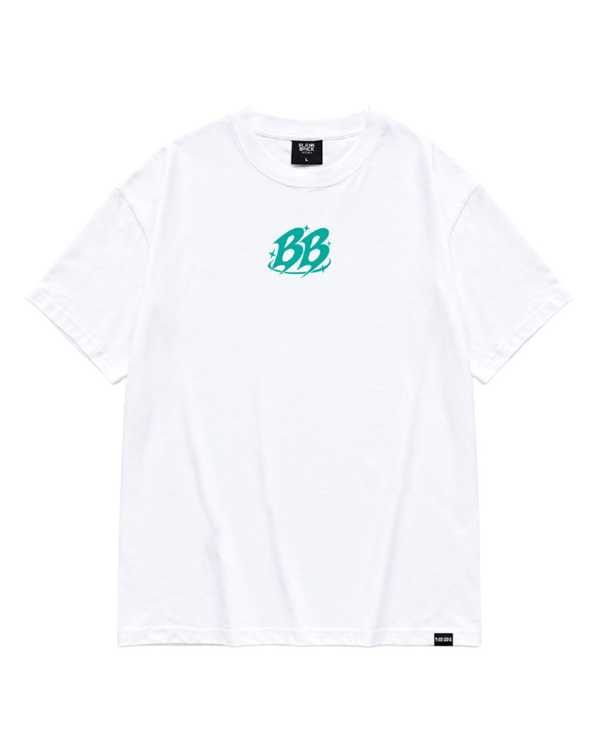 블랭크브릭(BLANKBRICK) BB 라이프 반팔티셔츠(화이트)
