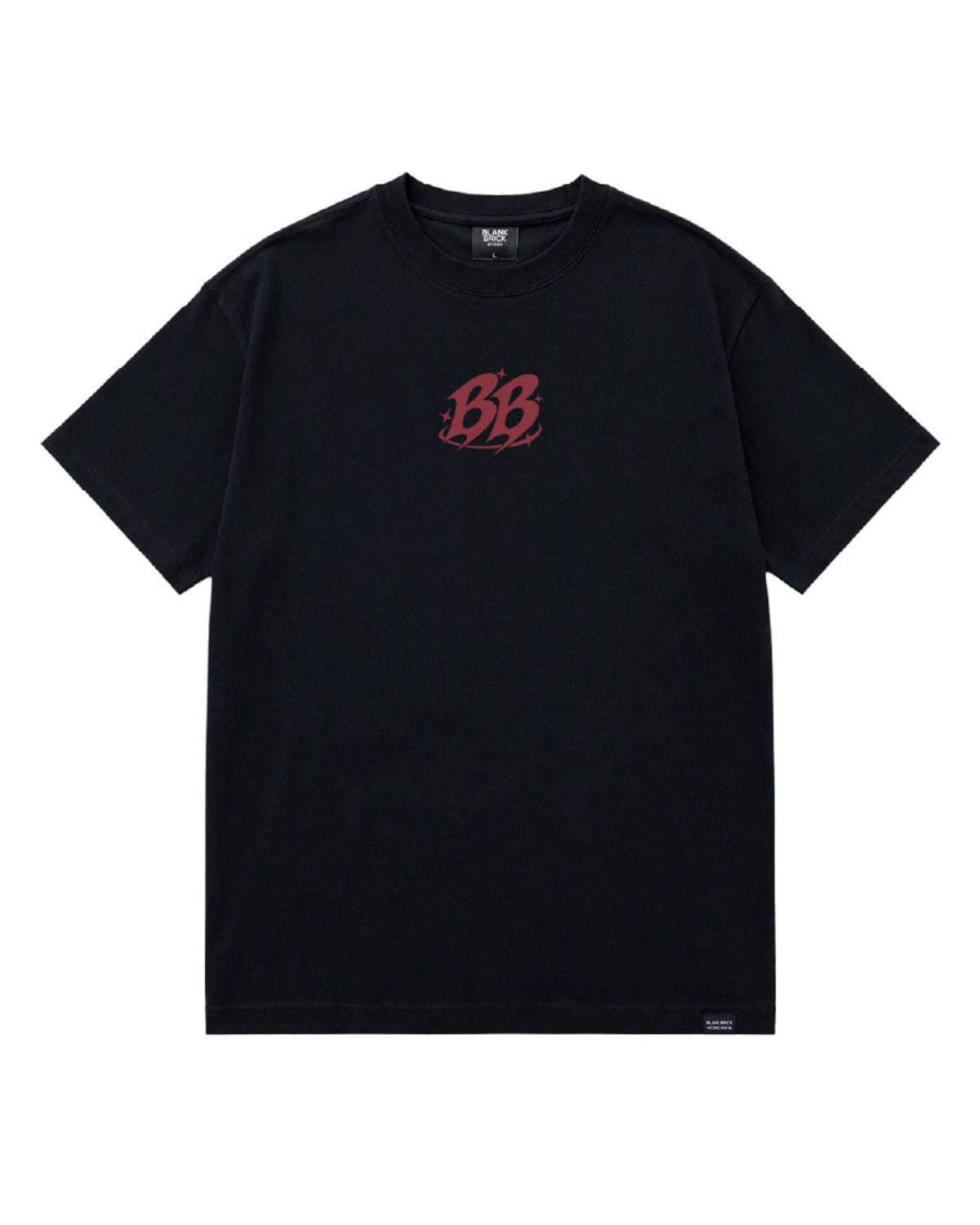 블랭크브릭(BLANKBRICK) BB 라이프 반팔티셔츠(블랙)