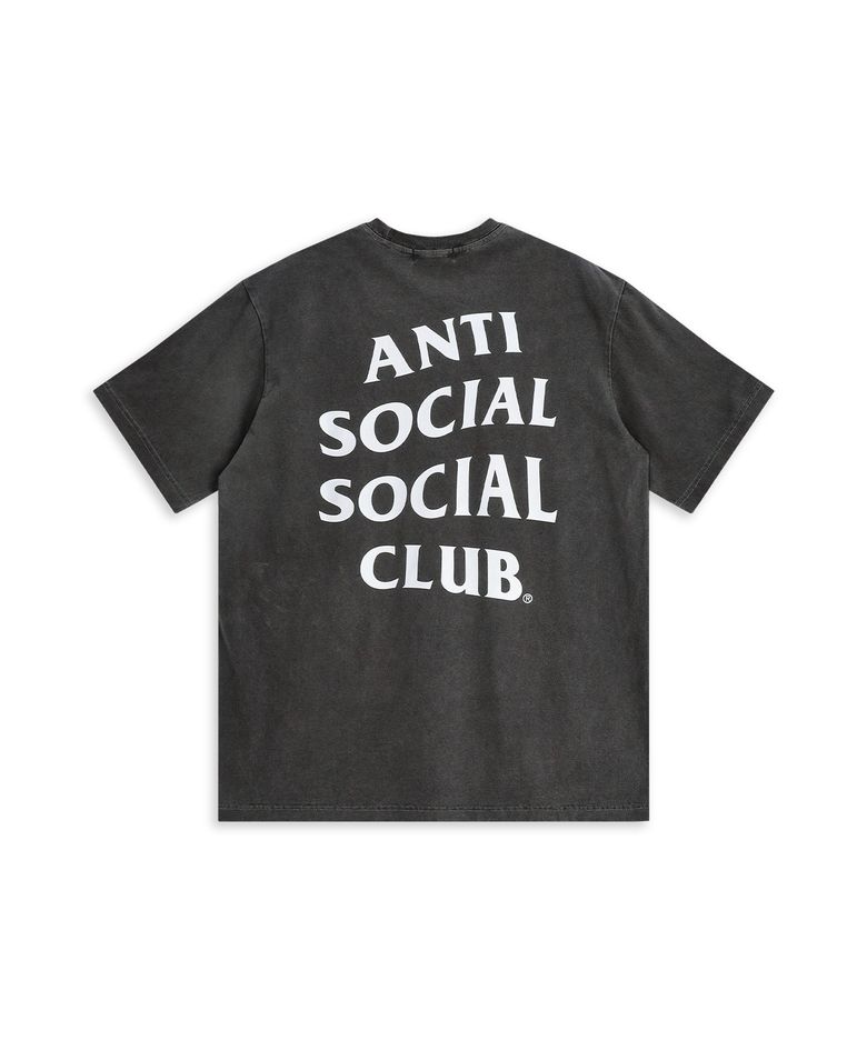 GARMENT DYED LOGO TEE  CHARCOAL