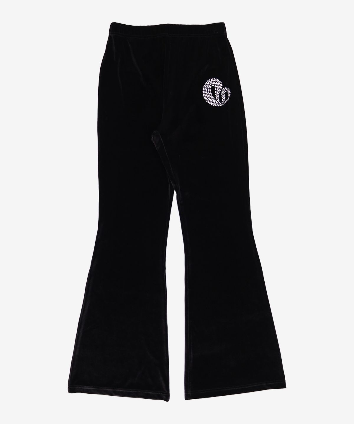 라츠유(LOTSYOU) lotsyou_Britney Velvet Pants Black FREE