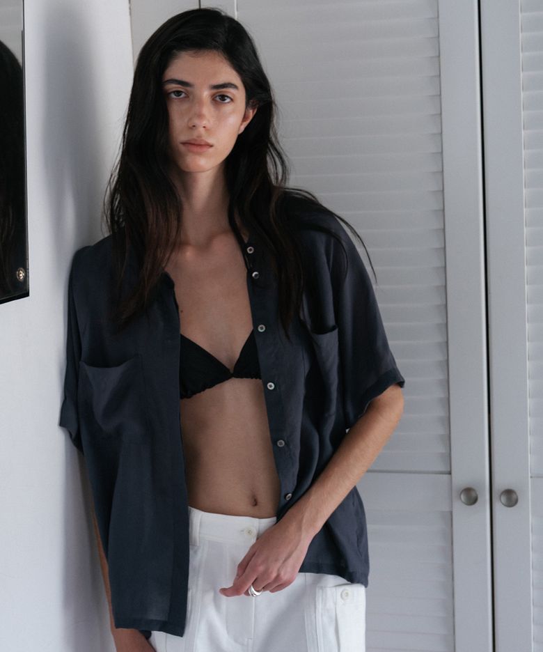 하바나 셔츠_WASHED NAVY