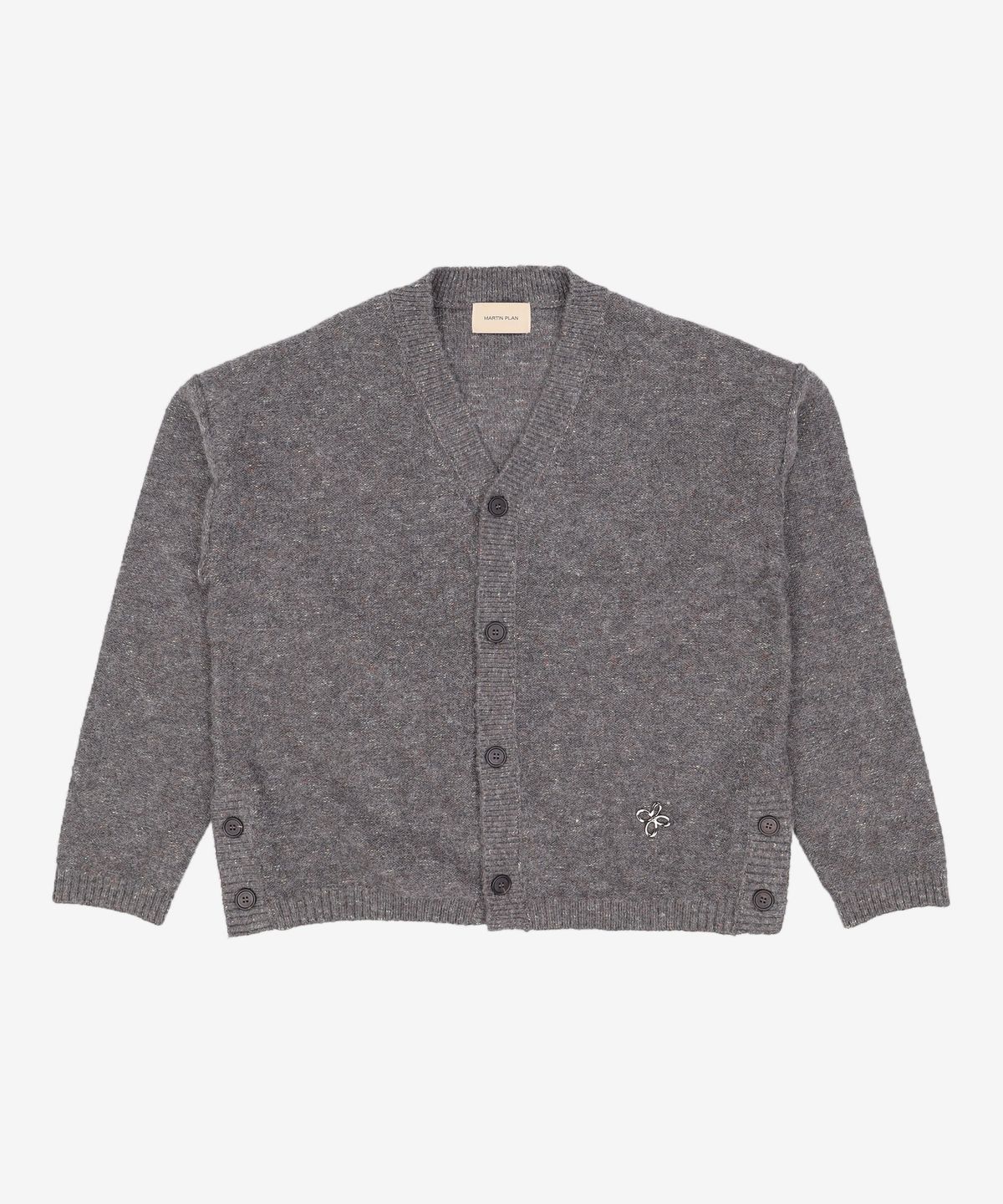 마틴플랜(MARTIN PLAN) Reims Hairy Cardigon - GREY 100