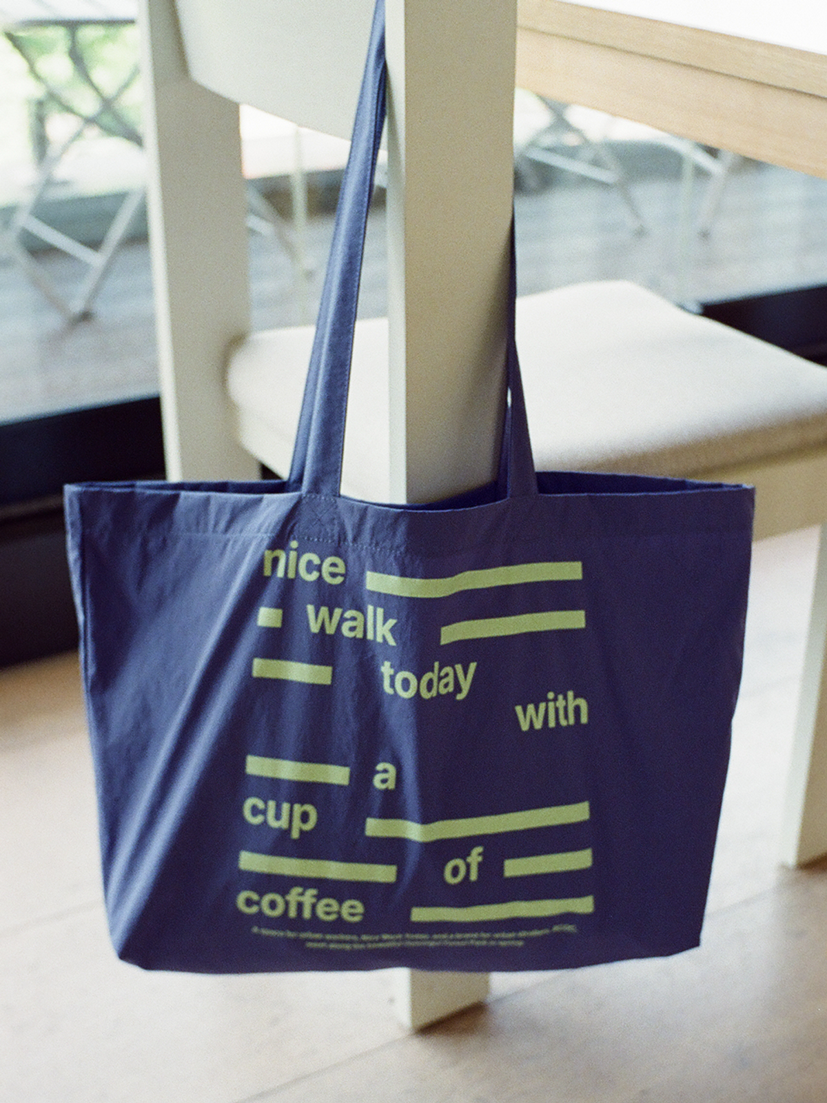 아코크(ACOC) Nice Walk Today Eco Bag_Dusty Blue