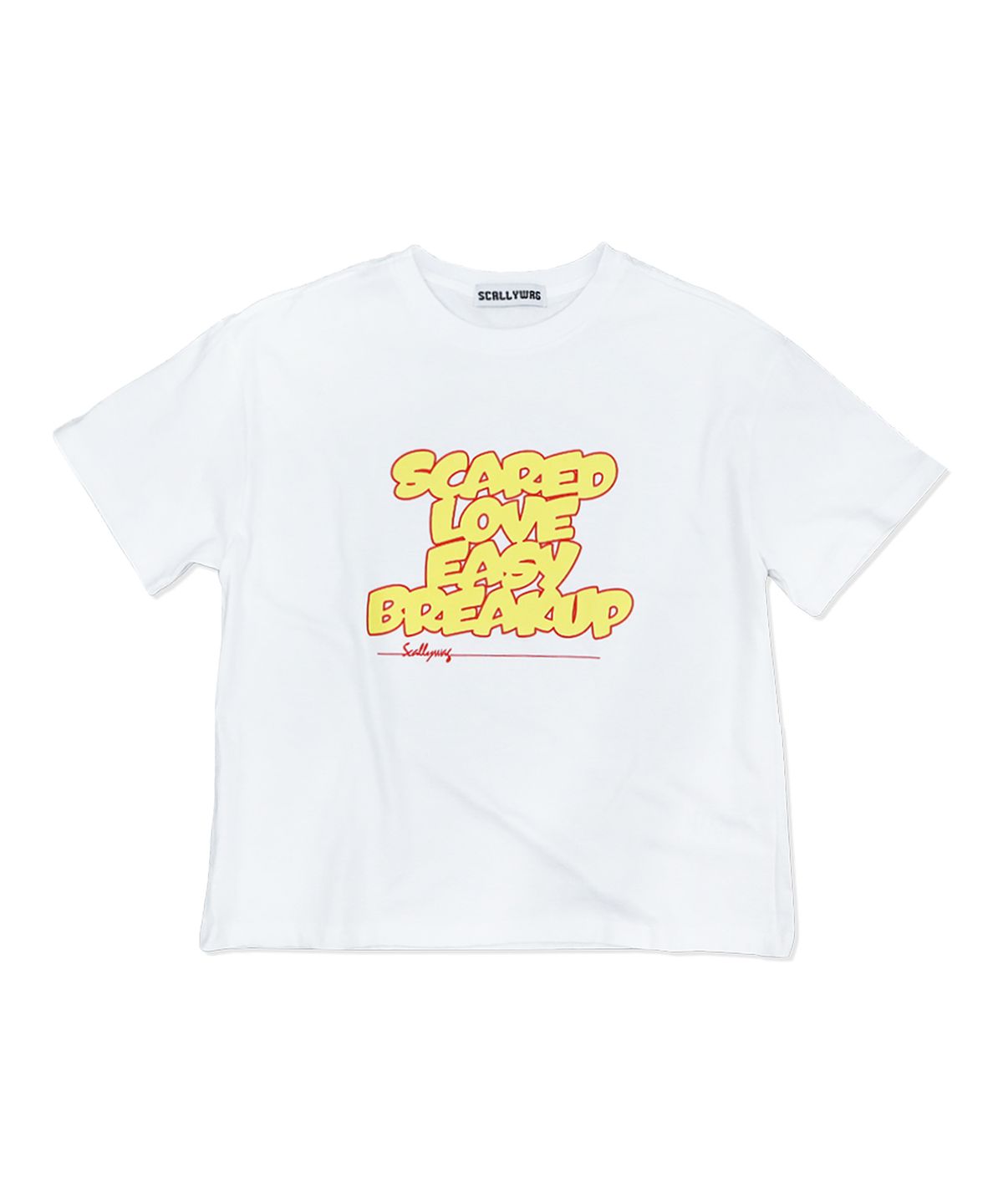 스켈리웩(SCALLYWAG) SLEB Crop T-shirt[White]