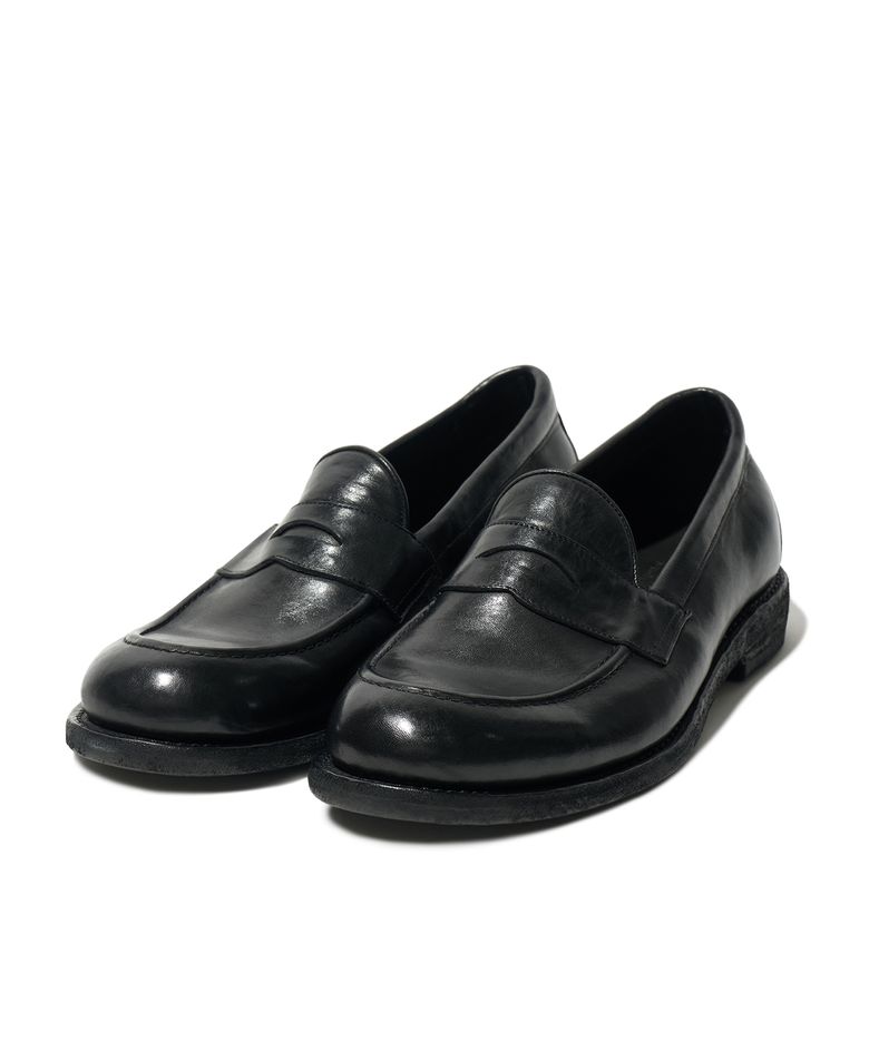 Horsehide Penny Loafer_Black